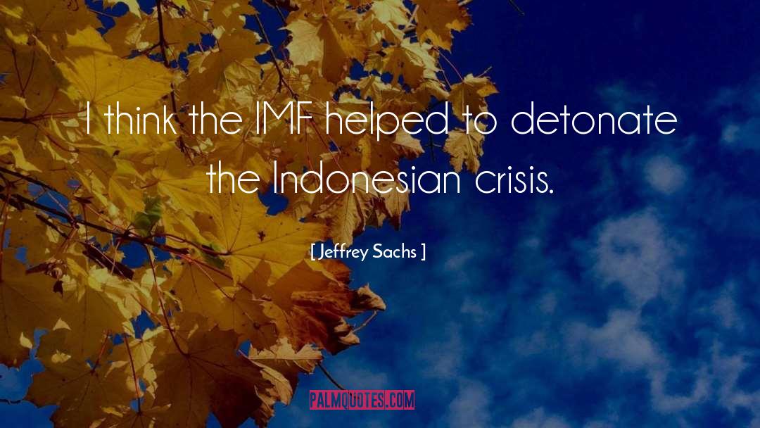 Indonesian quotes by Jeffrey Sachs