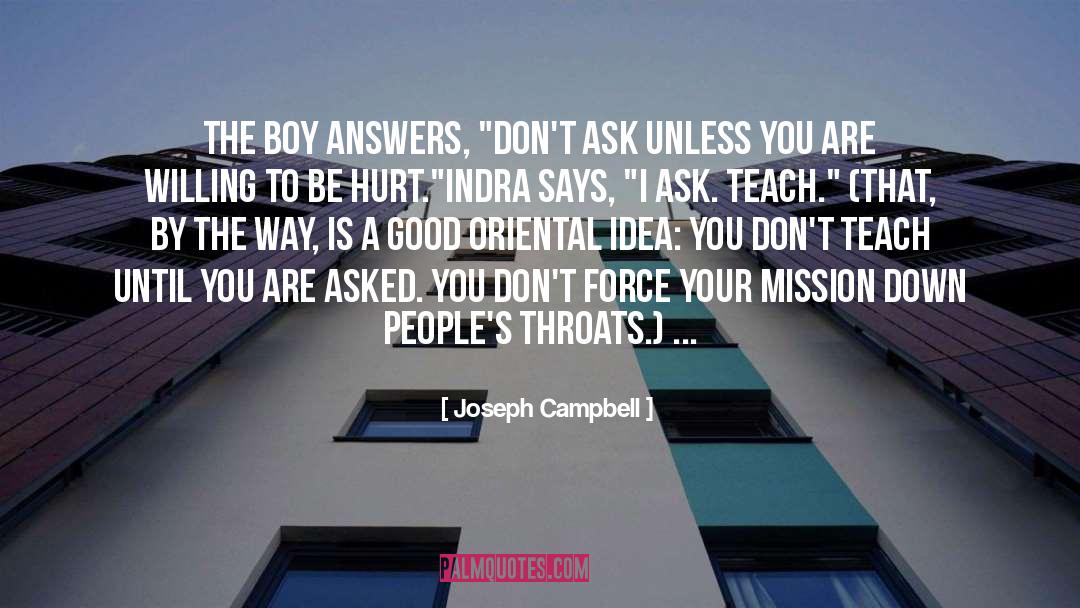 Indra quotes by Joseph Campbell