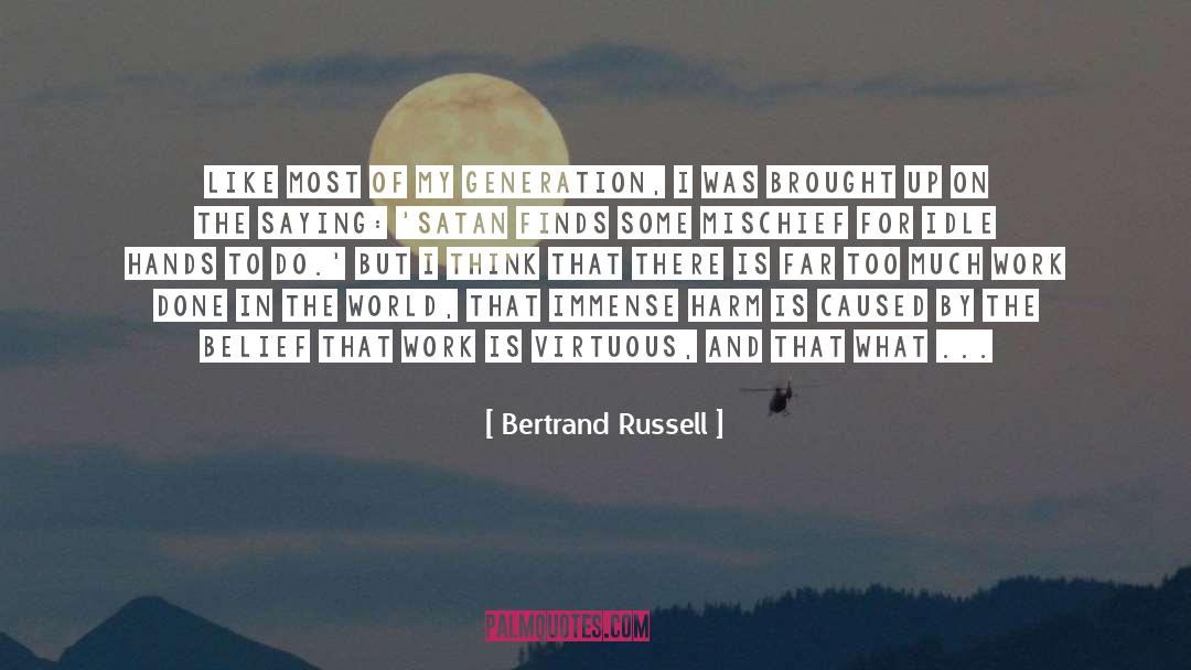 Induce quotes by Bertrand Russell