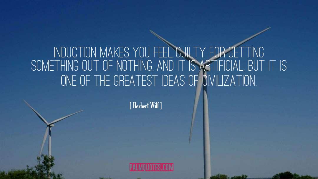 Induction quotes by Herbert Wilf