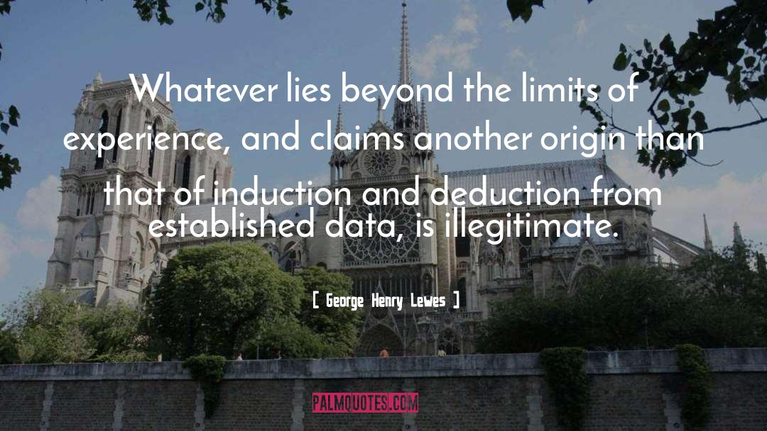 Induction quotes by George Henry Lewes