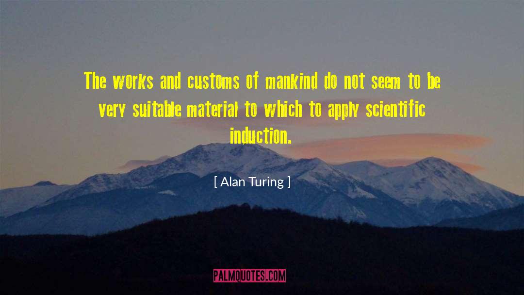 Induction quotes by Alan Turing