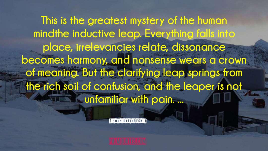 Inductive Leap quotes by John Steinbeck