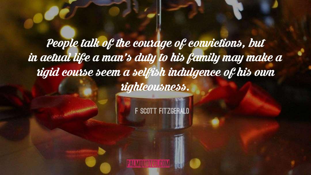 Indulgence quotes by F Scott Fitzgerald