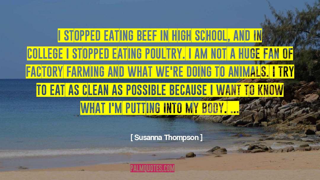 Industrial Farming quotes by Susanna Thompson