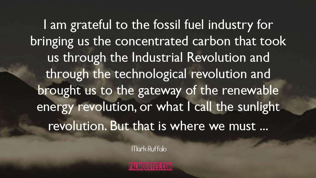 Industrial Revolution quotes by Mark Ruffalo
