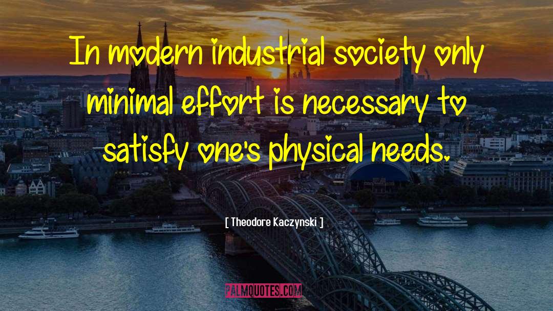 Industrial Society quotes by Theodore Kaczynski