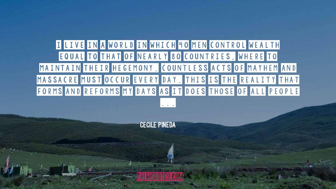 Industrialised Countries quotes by Cecile Pineda