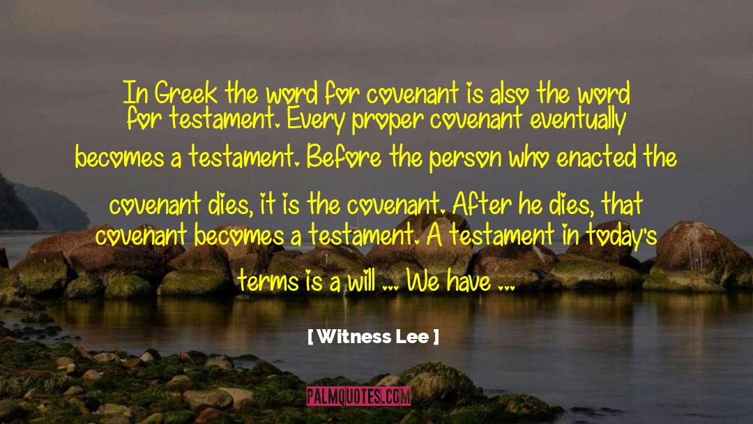 Indwelling quotes by Witness Lee