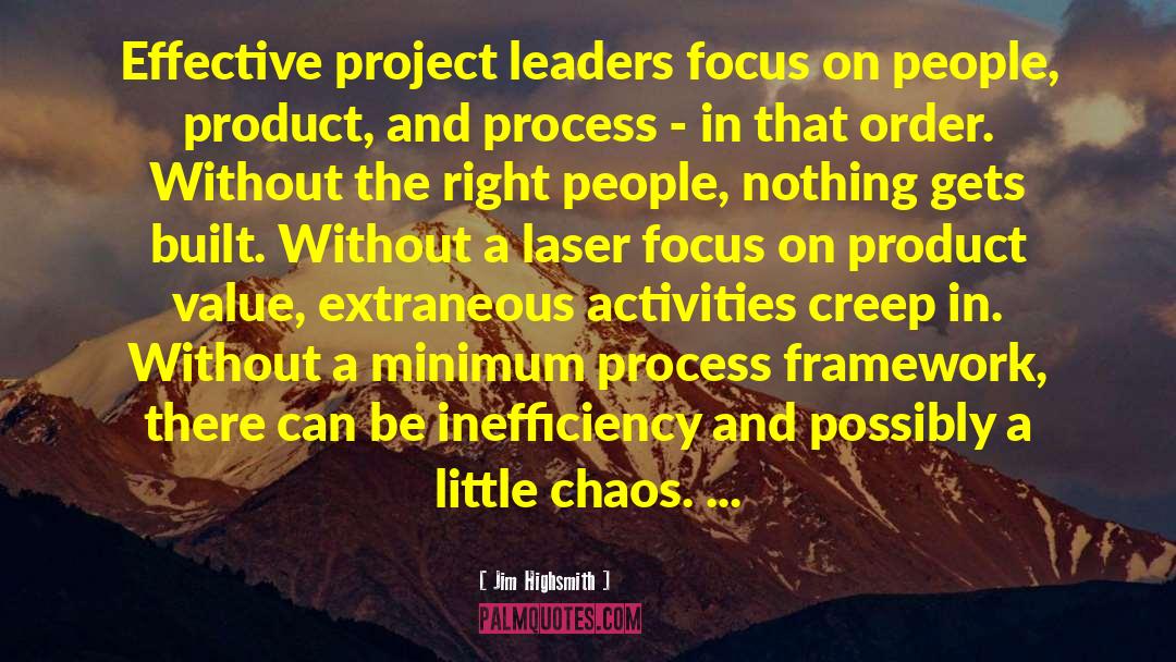 Inefficiency quotes by Jim Highsmith