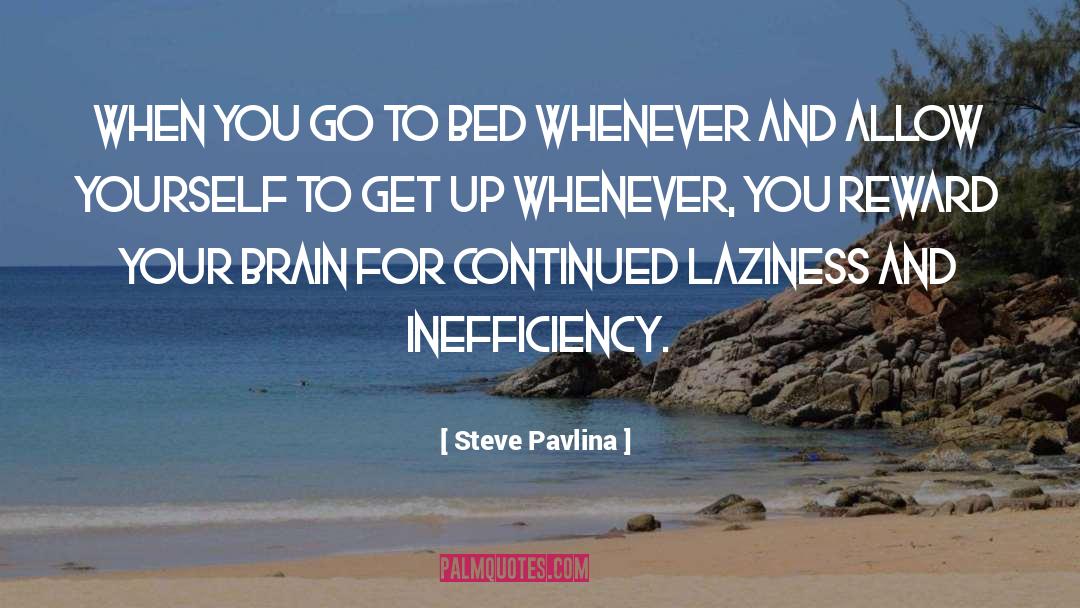 Inefficiency quotes by Steve Pavlina