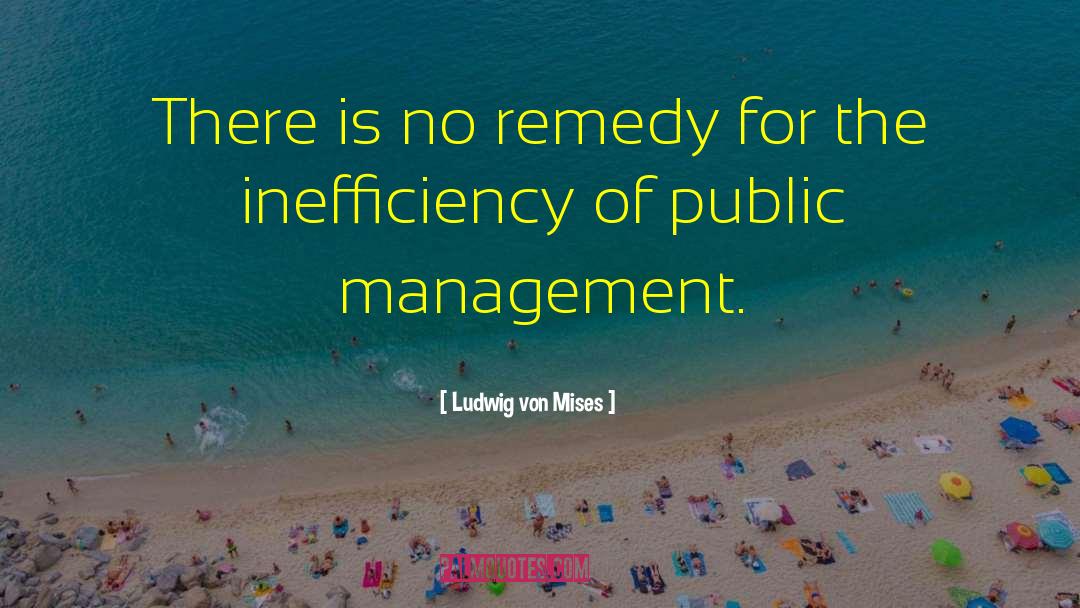 Inefficiency quotes by Ludwig Von Mises