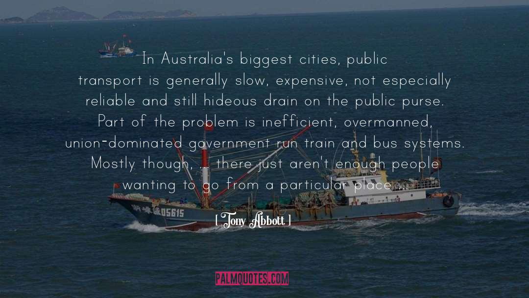 Inefficient quotes by Tony Abbott
