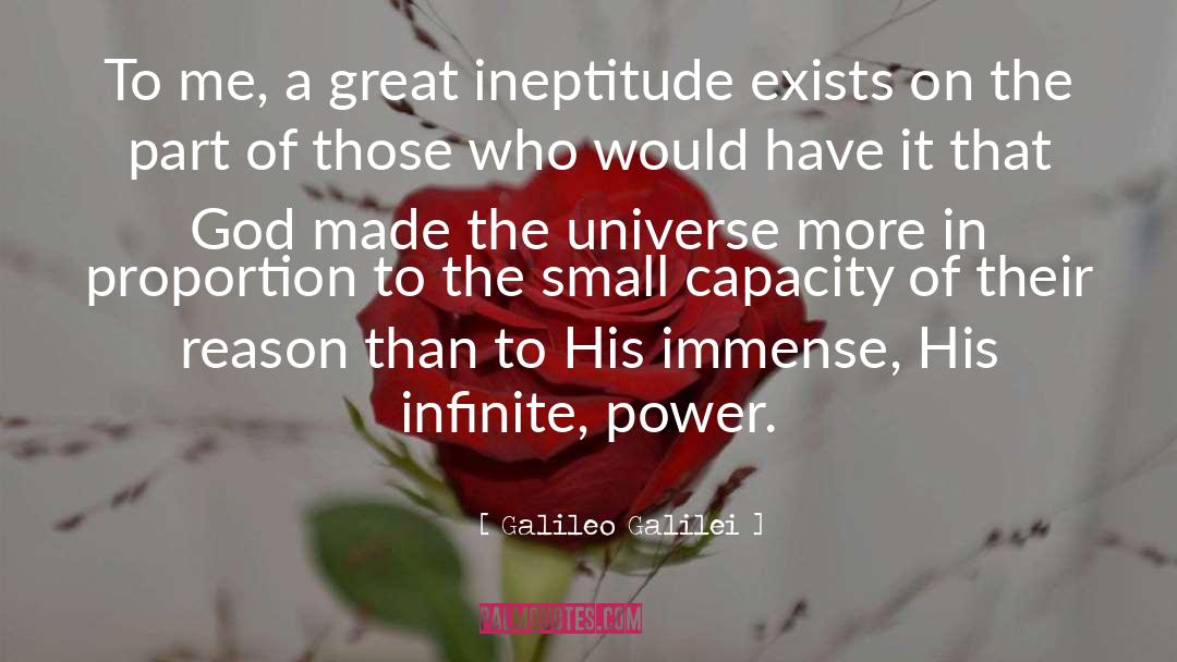 Ineptitude quotes by Galileo Galilei