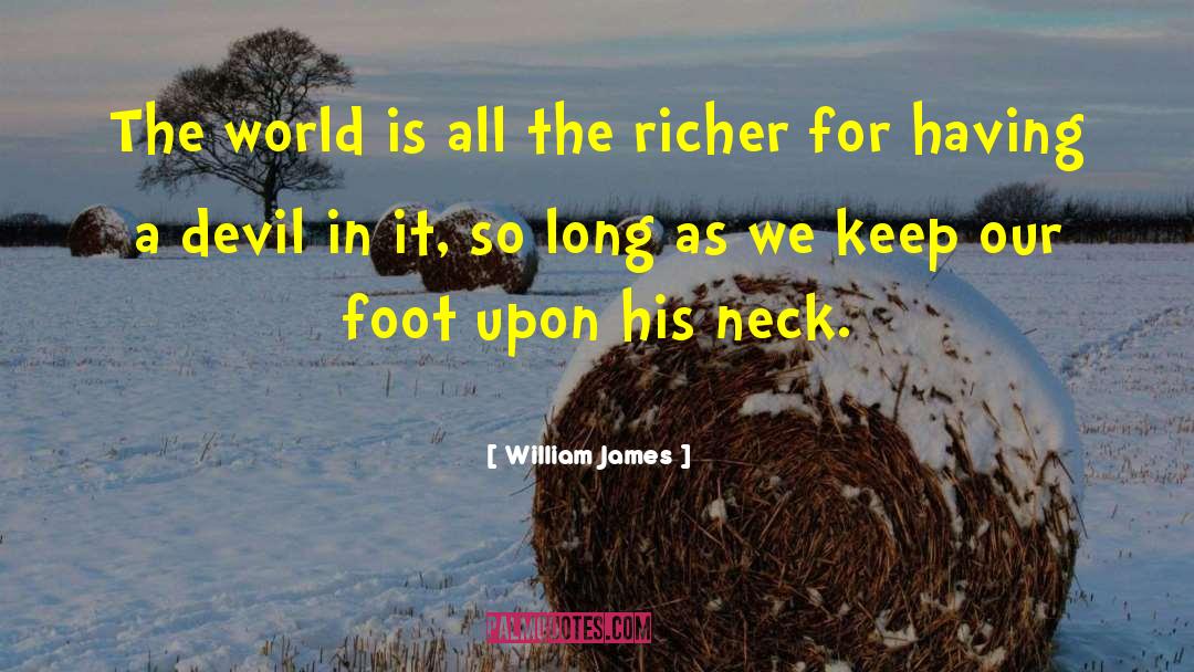 Inequality In The World quotes by William James