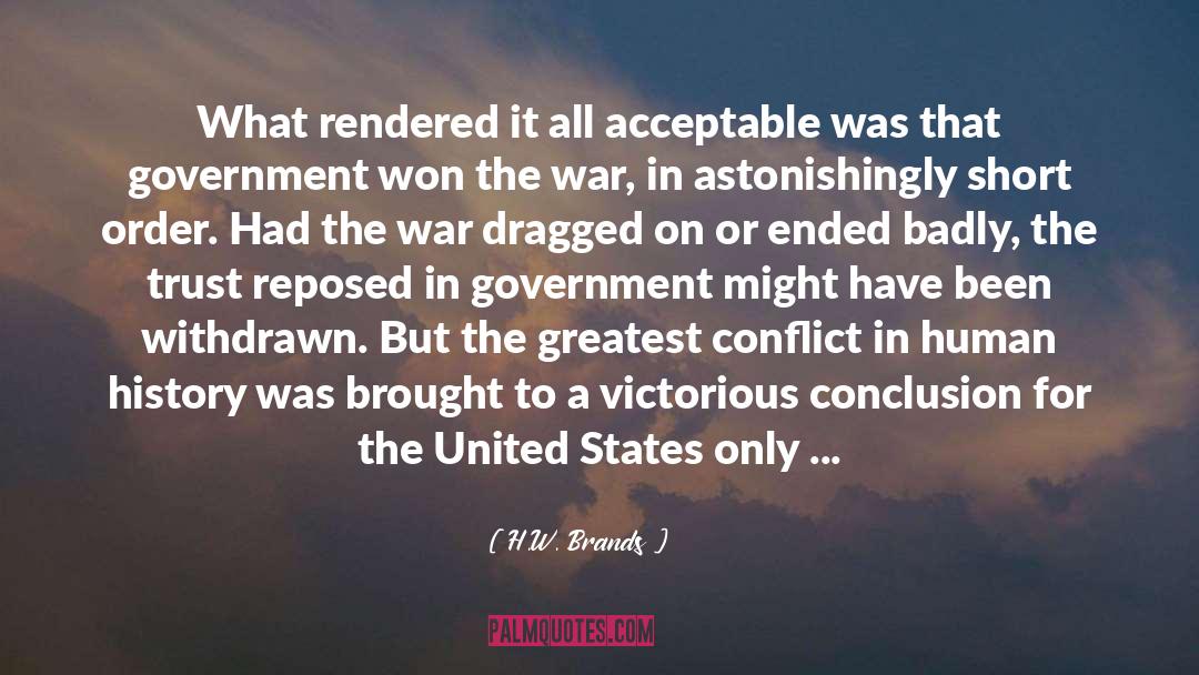 Inequality In The World quotes by H.W. Brands