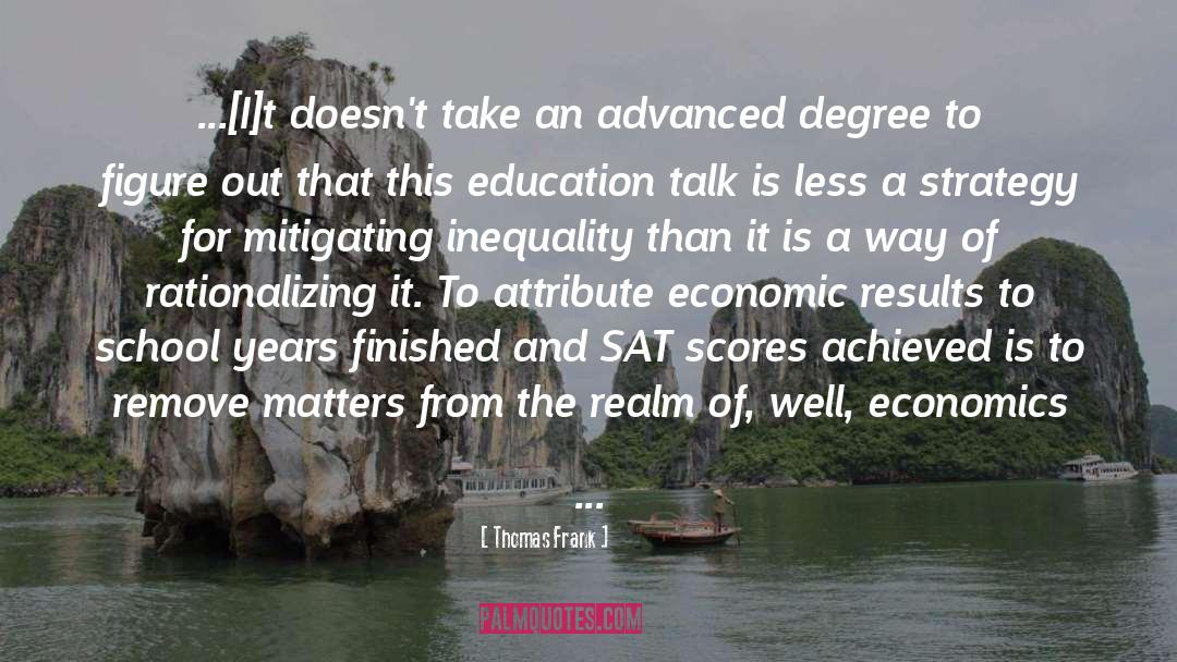 Inequality quotes by Thomas Frank