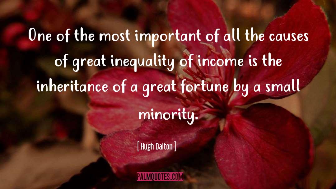 Inequality quotes by Hugh Dalton