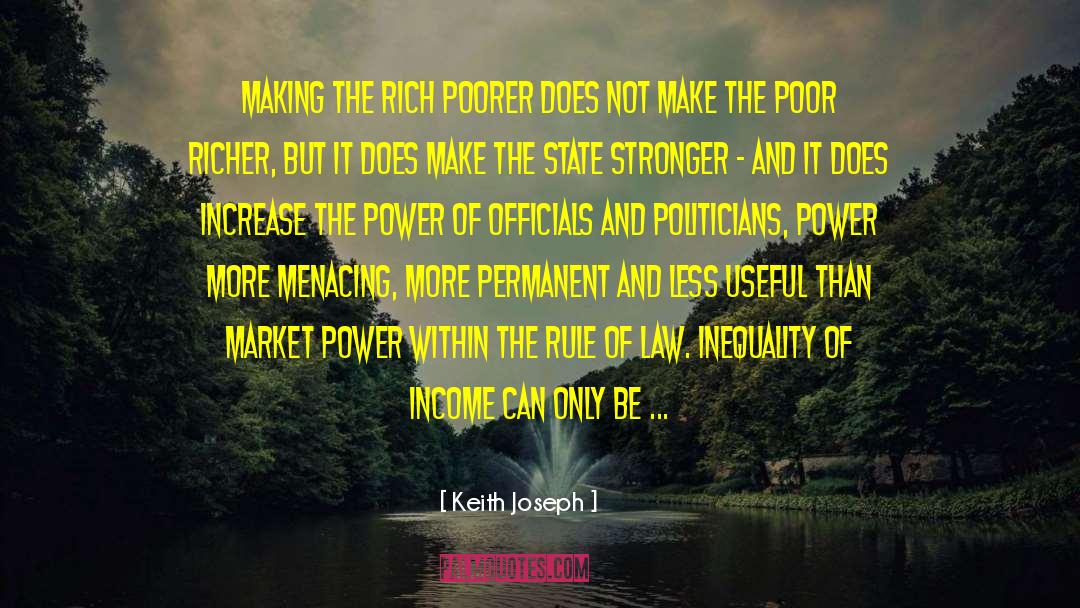 Inequality quotes by Keith Joseph