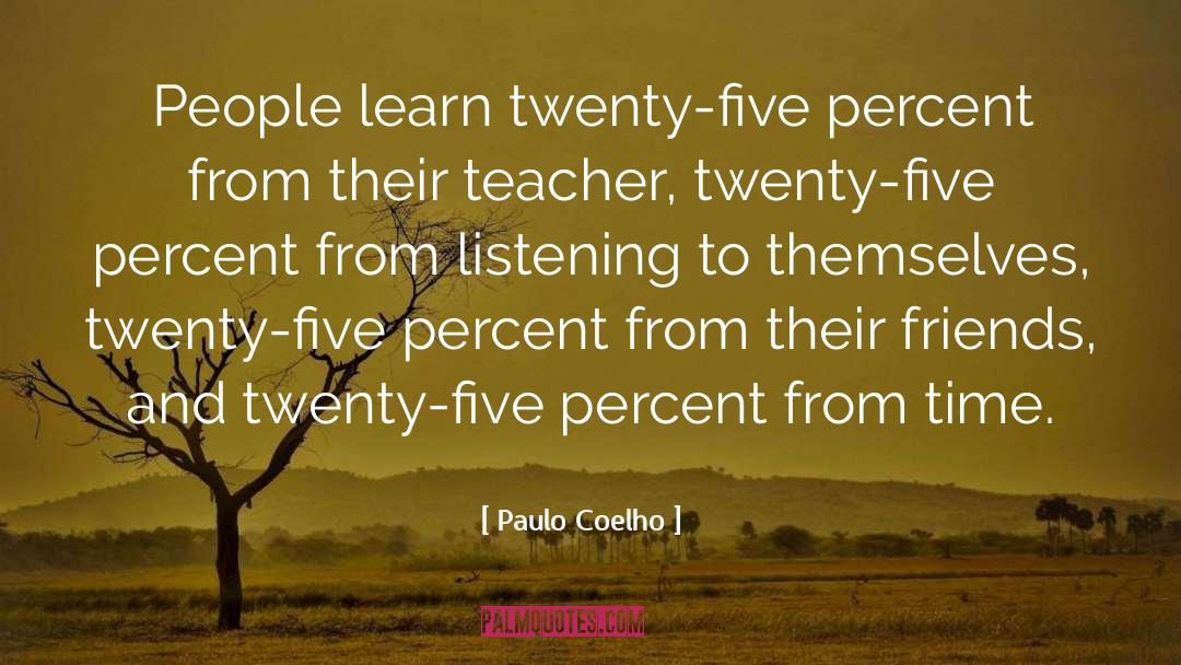 Inessential Listening quotes by Paulo Coelho