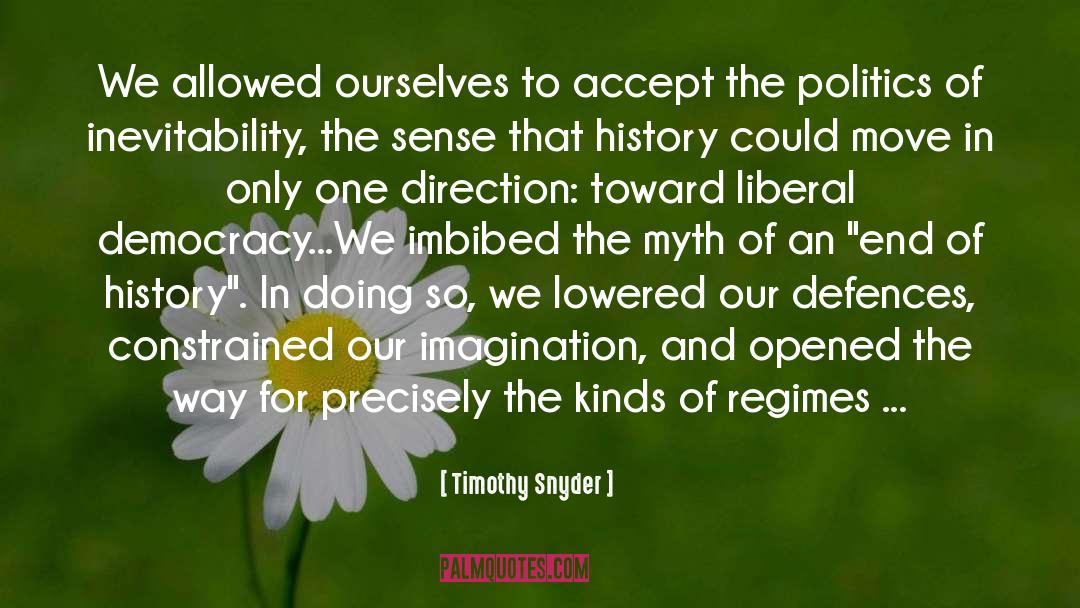 Inevitability quotes by Timothy Snyder