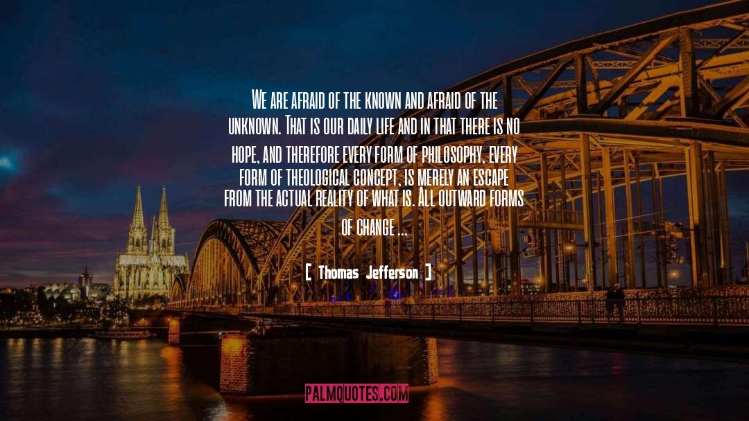 Inevitable Change quotes by Thomas Jefferson