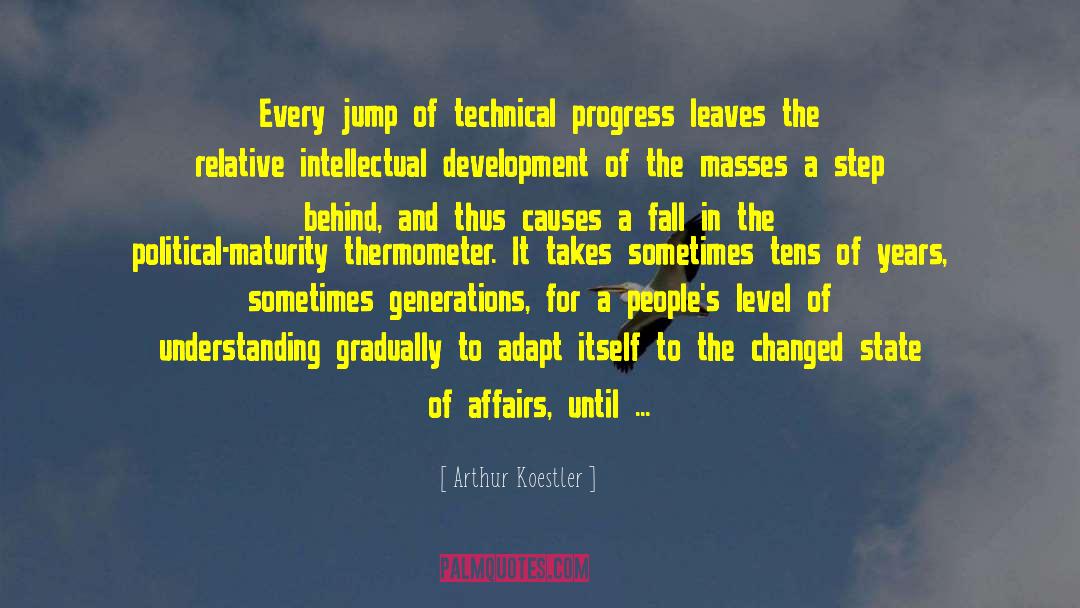 Inevitable Progress quotes by Arthur Koestler