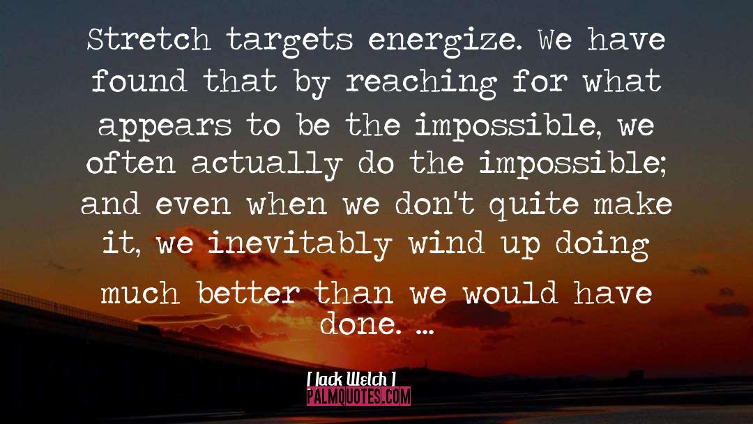 Inevitably quotes by Jack Welch