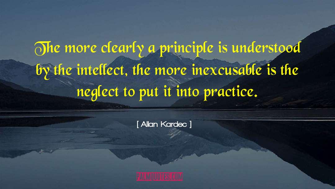 Inexcusable quotes by Allan Kardec