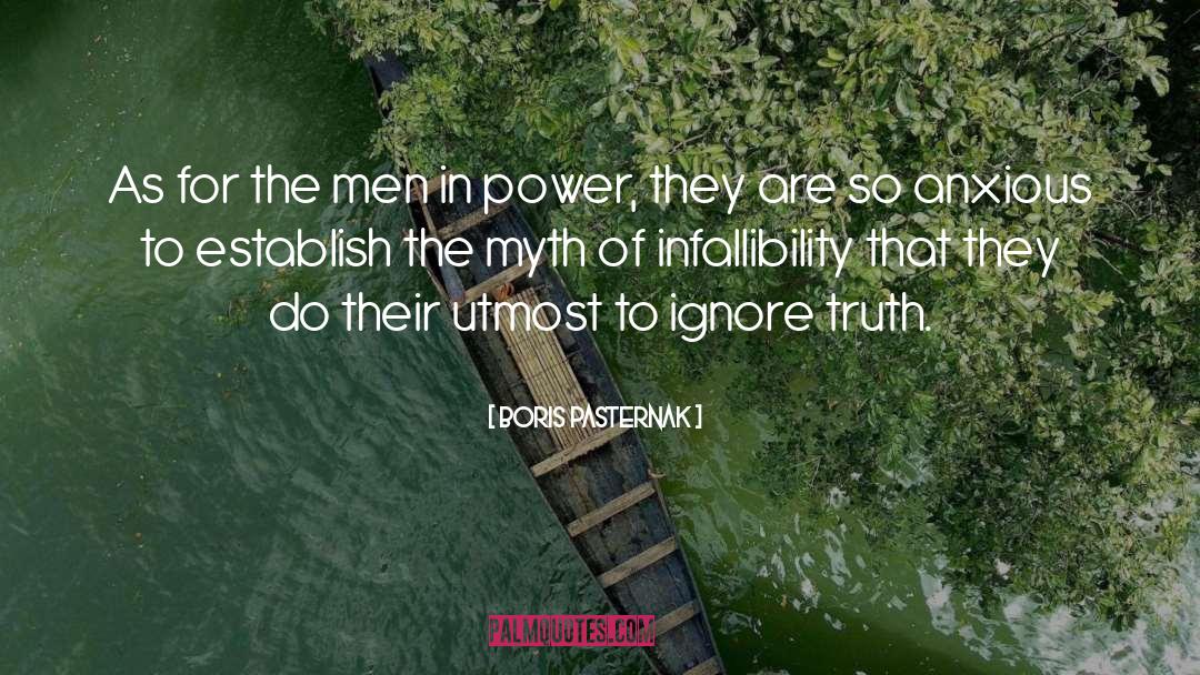 Infallibility quotes by Boris Pasternak