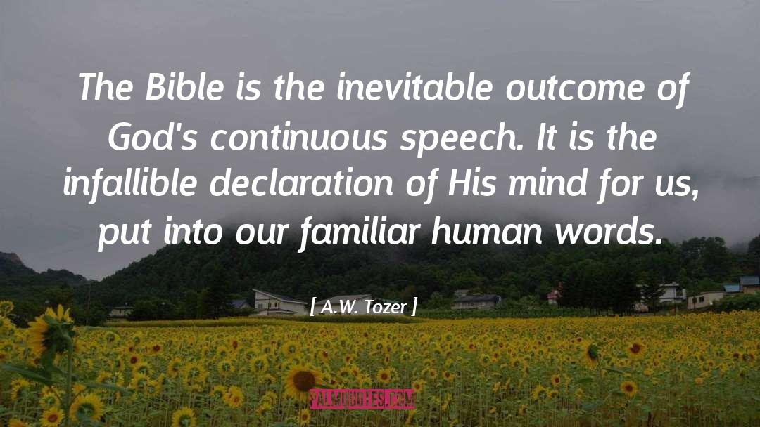 Infallible quotes by A.W. Tozer