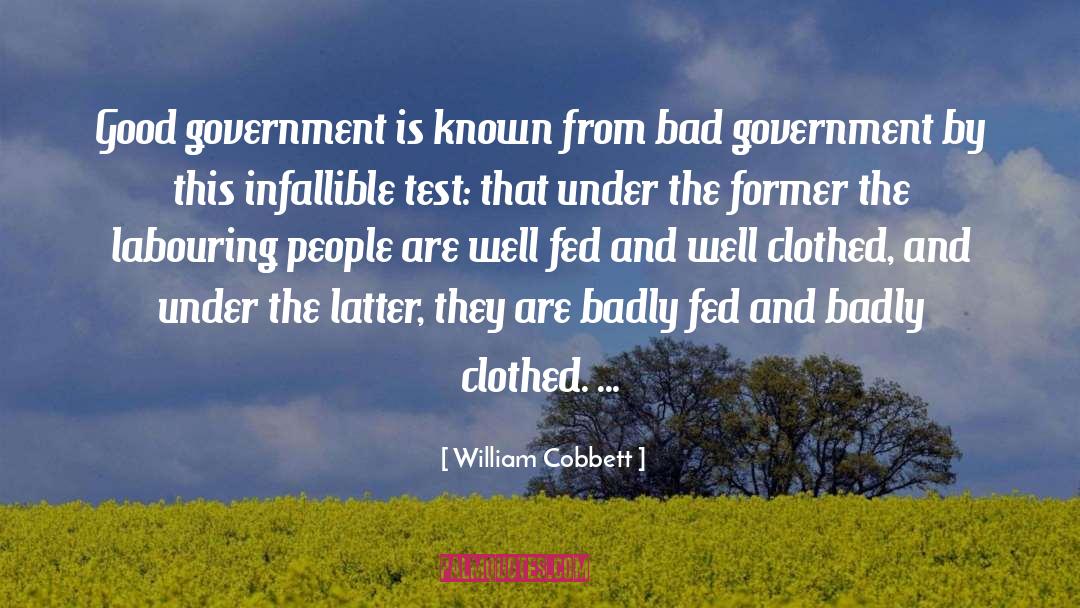 Infallible quotes by William Cobbett