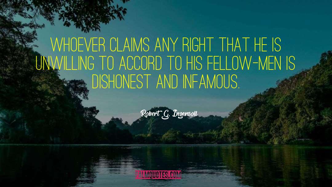 Infamous quotes by Robert G. Ingersoll