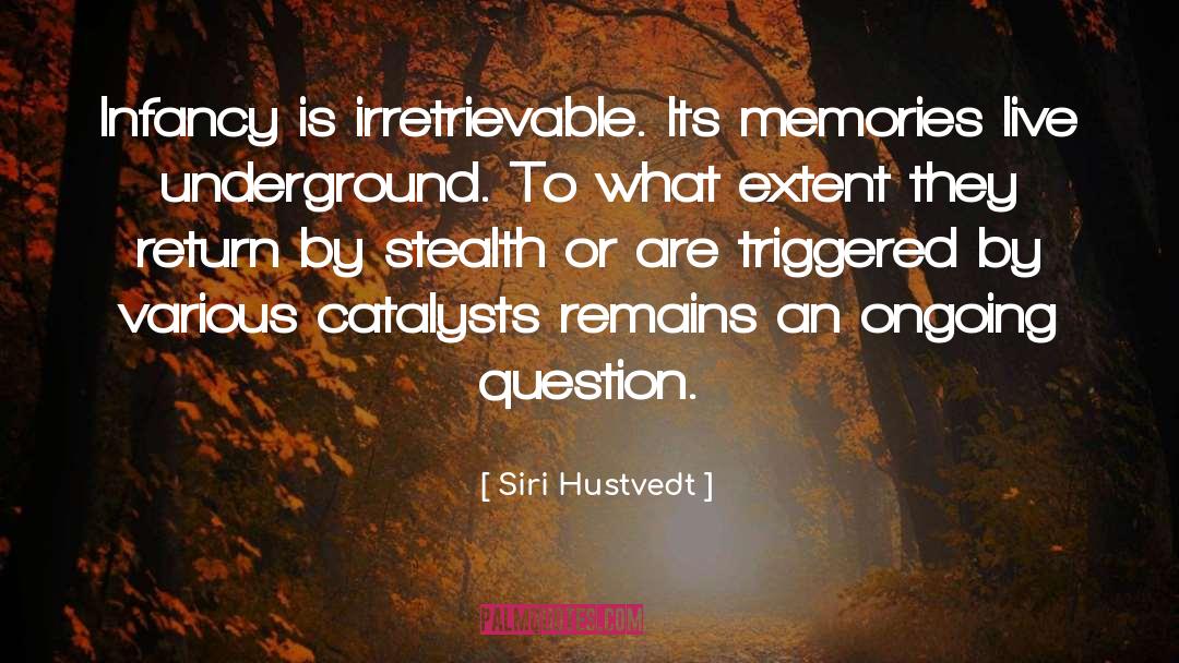 Infancy Is quotes by Siri Hustvedt