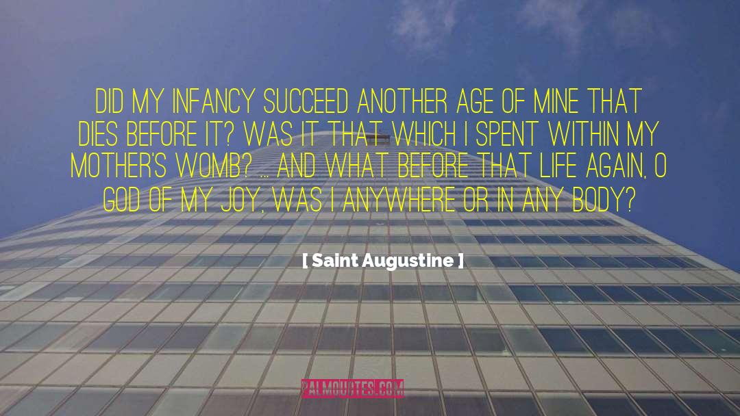 Infancy quotes by Saint Augustine
