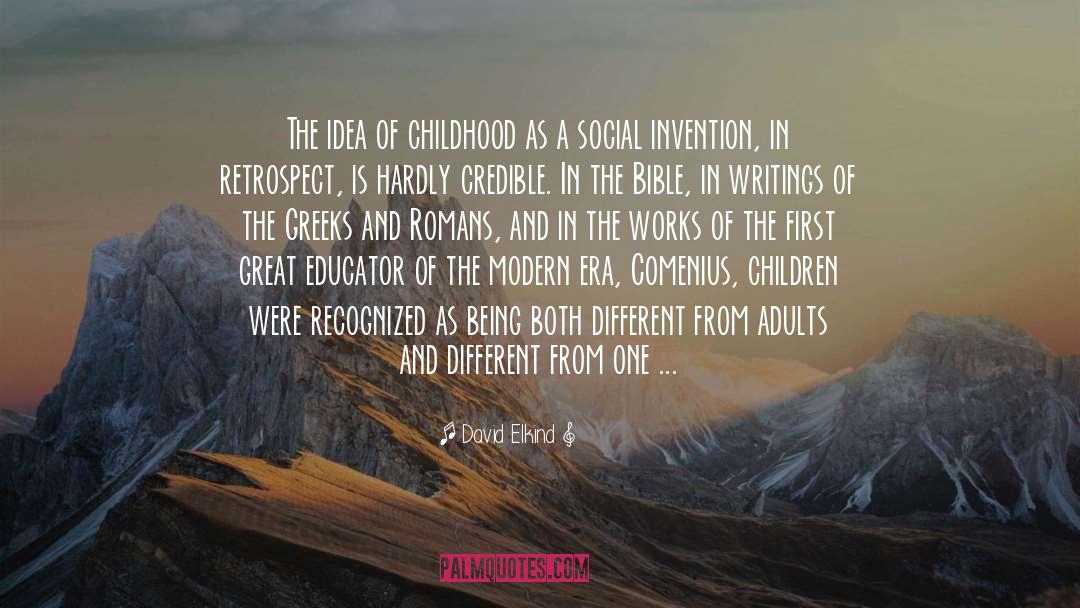 Infant And Childhood Development quotes by David Elkind