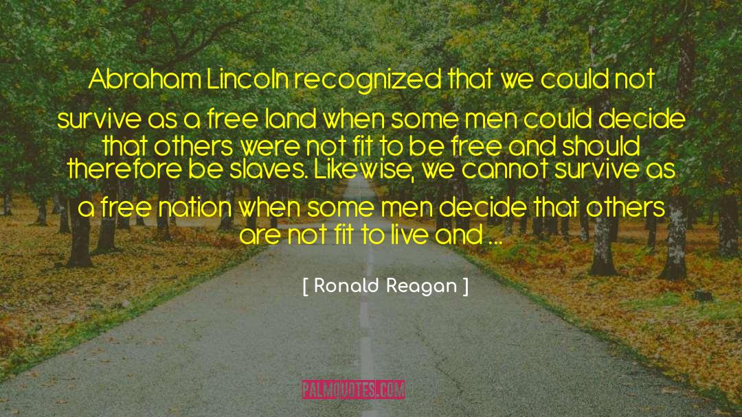 Infanticide quotes by Ronald Reagan