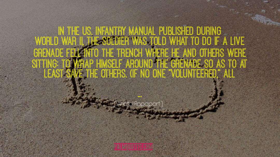 Infantry quotes by Anatol Rapoport