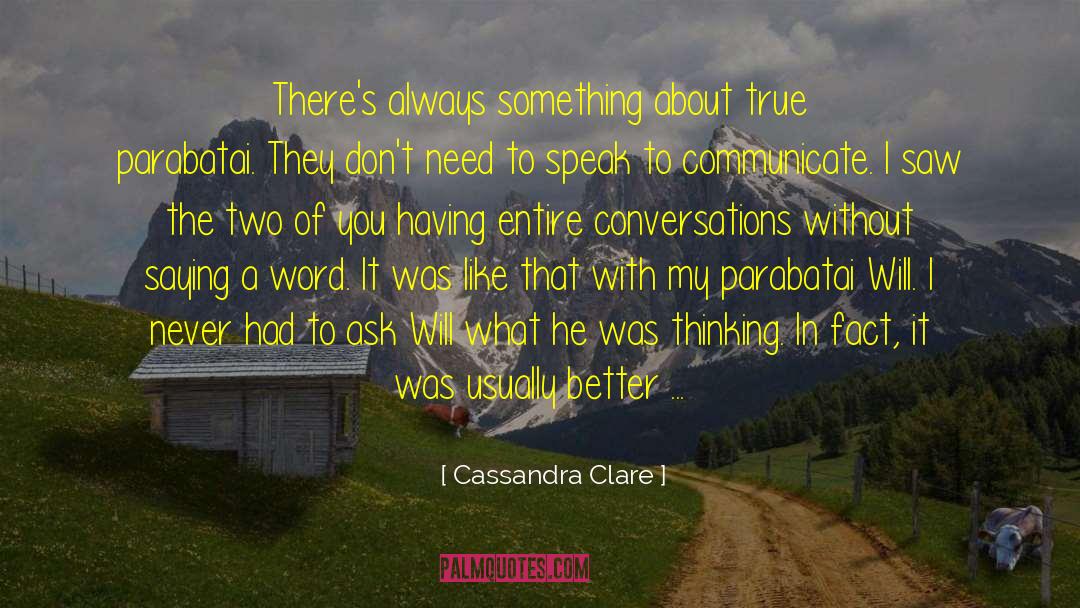 Infectious Smile quotes by Cassandra Clare