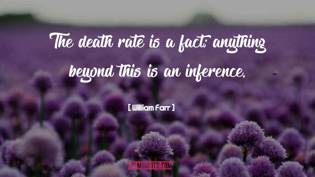 Inference quotes by William Farr