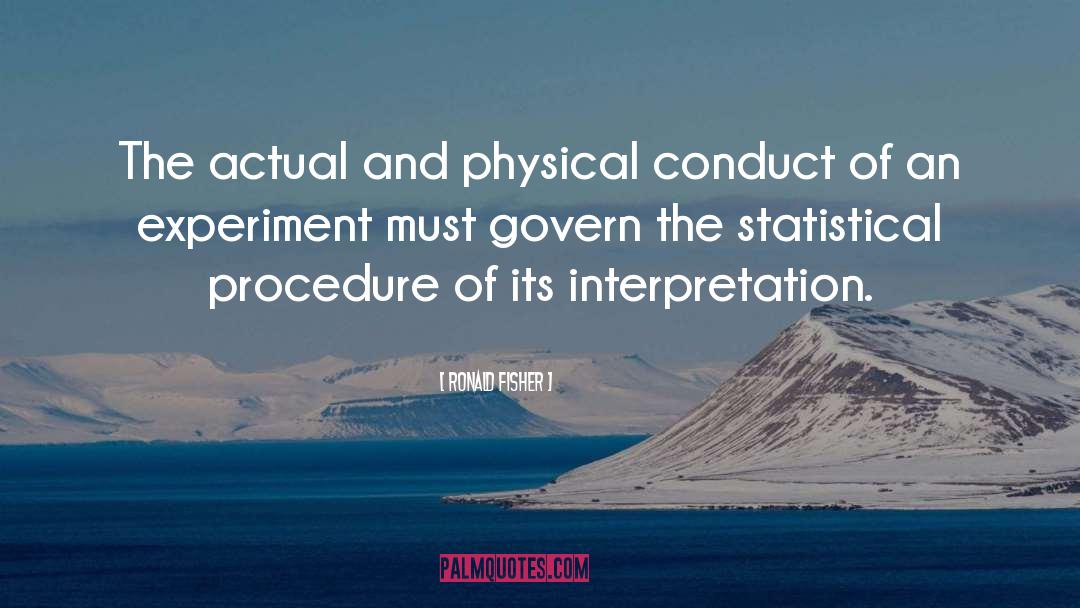 Inferential Statistics quotes by Ronald Fisher