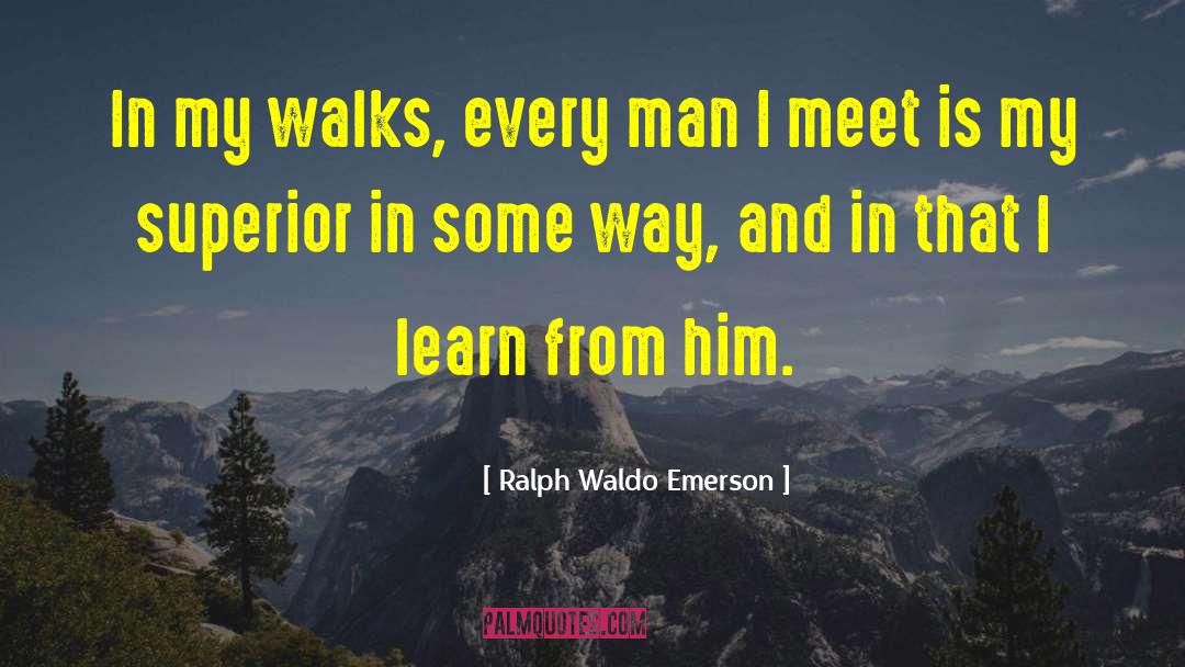 Inferior Superior quotes by Ralph Waldo Emerson