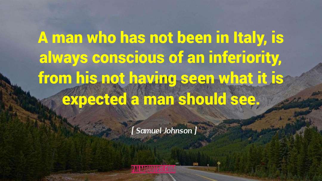 Inferiority quotes by Samuel Johnson