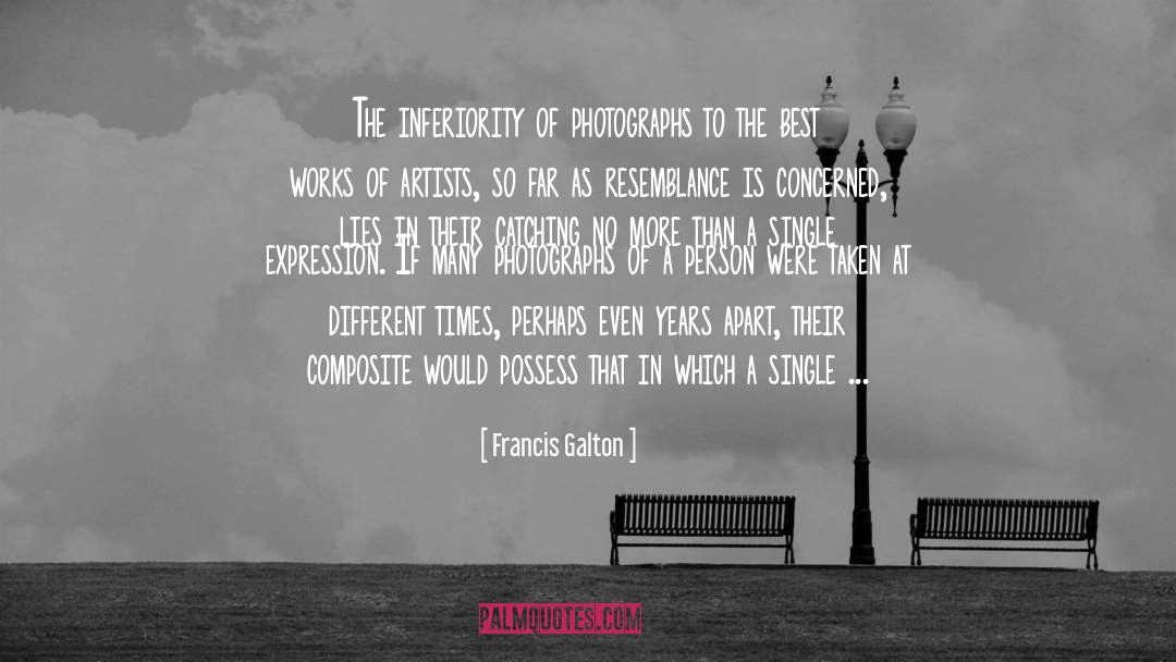 Inferiority quotes by Francis Galton