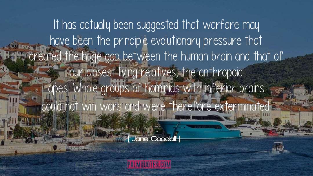 Inferiors quotes by Jane Goodall