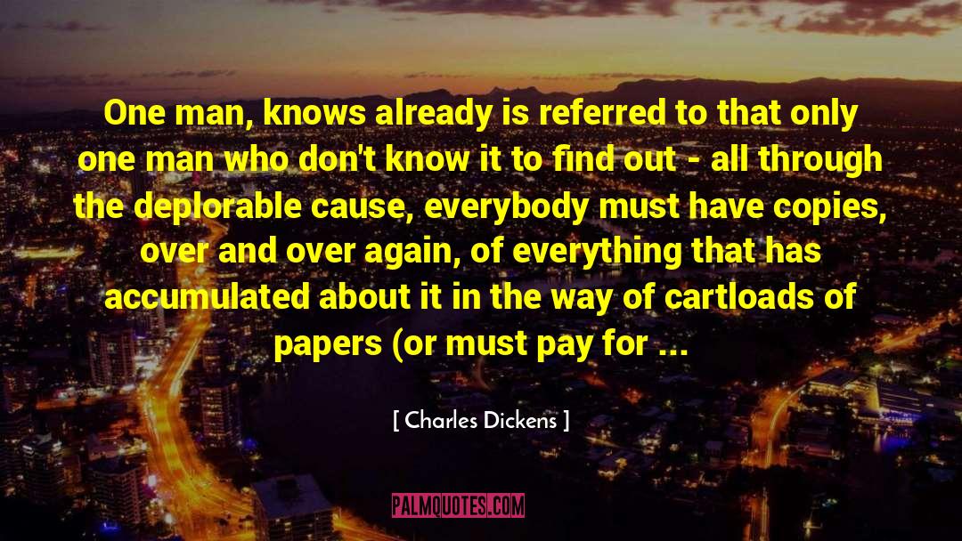 Infernal quotes by Charles Dickens