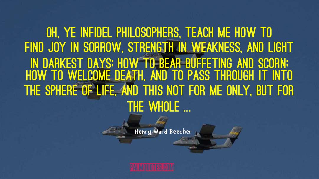 Infidel quotes by Henry Ward Beecher