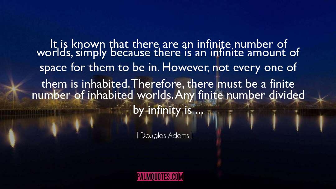 Infinite Awareness quotes by Douglas Adams