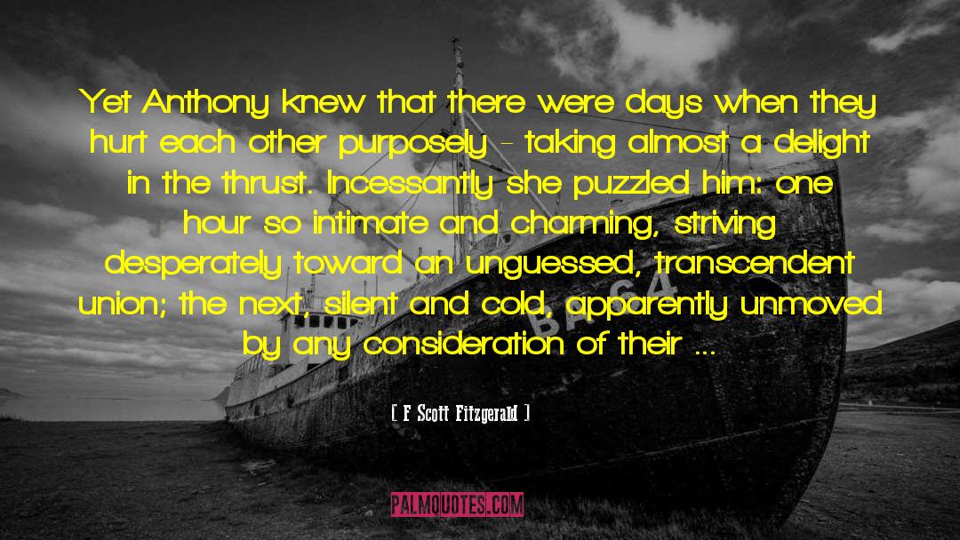 Infinite Awareness quotes by F Scott Fitzgerald