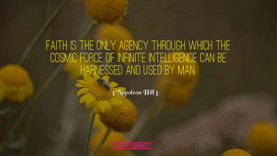 Infinite Intelligence quotes by Napoleon Hill